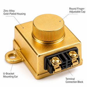 Thermostat capillaire WRC-601 Gold -35 à 350°C SPST SPDT avec <span class=keywords><strong>sonde</strong></span> à aiguille pour <span class=keywords><strong>chauffe</strong></span>-<span class=keywords><strong>eau</strong></span>, friteuse, four - Product Image 6