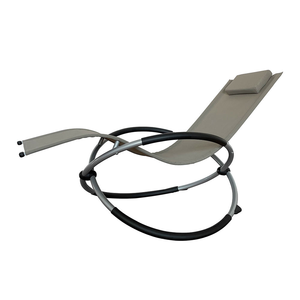 Chaise à bascule orbitale en aluminium pour terrasse, piscine et plage - Product Image 4