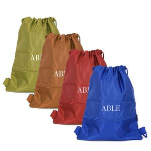 Bolsa de Compras Personalizada Impermeable de Lona, con Bolsillo Frontal con Cremallera de Tela Oxford, Multicolor, Reutilizable, con Asa para el Hombro - Product Image 2