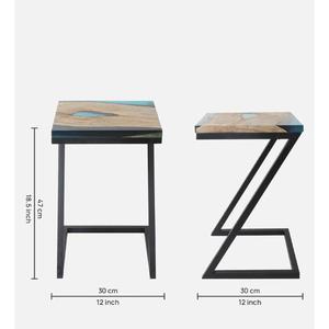 High Quality Designer Wooden Iron End <b>Table</b> for Living Room Best Collection for Home Use Bulk Wholesale Price Larger Furniture - Product Image 4