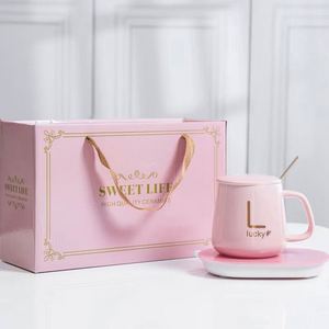 แก้วกาแฟเซรามิคอัจฉริยะควบคุมอุณหภูมิ 55 องศา รุ่น JW8981 พร้อมโลโก้สั่งทำพิเศษ ของขวัญวันวาเลนไทน์ - Product Image 6