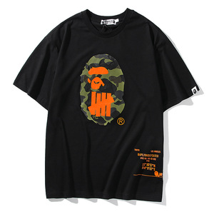 T-shirt Estiva 100% Cotone Puro con Stampa Testa <span class=keywords><strong>di</strong></span> Gorilla, Trendy Unisex per Coppie, OEM, Girocollo, Morbida e Confortevole, a Maniche Corte - Product Image 5