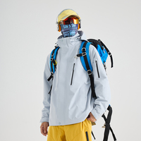 Ensemble de veste polaire détachable 3 en 1 pour la famille des oiseaux, thermosoudée, coupe-vent, imperméable, respirante, chaude, 100% polyester, pour l'extérieur