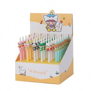 Juego de Bolígrafos de Gel de Plástico de 0.5mm Multicolores con Diseño de Animales 3D y Logotipo Personalizado para Estudiantes y Niños, Ideal para Promociones - Product Image 1
