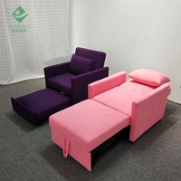 Tragbarer 88 L 86 W 91 H kleiner Cabrio funktioneller einsitziger Sofas tuhl für die Arbeit