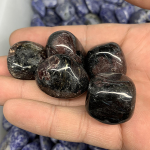 Cristalli Curativi all'Ingrosso, Pietre Naturali di <span class=keywords><strong>Granato</strong></span> Rosso Levigate per Decorazione - Product Image 3