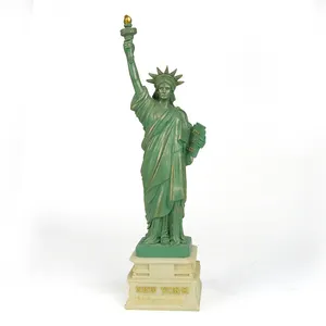 Scultura della statua della libertà degli stati uniti per la collezione di souvenir