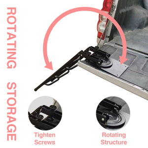 Escalera de puerta trasera de aluminio para coche para Forester Jeep Suzuki Jimny 2018 <span class=keywords><strong>Land</strong></span> <span class=keywords><strong>Rover</strong></span> Defender Nissan Xterra - Product Image 4