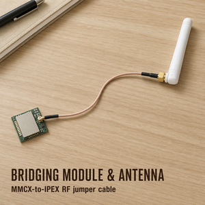 Cavo RF MMCX ad angolo retto <span class=keywords><strong>U</strong></span>.<span class=keywords><strong>F</strong></span>.L. personalizzato su misura, cavo pigtail RG178MHF1, cavo coassiale a bassa perdita OEM ODM in rame - Product Image 6