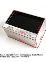 Prise de sol encastrée invisible FUPAI FP-200C de type 200 en acier inoxydable avec marbre intégré, entièrement dissimulée, 10A