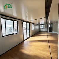 Vente en gros d'usine, maison préfabriquée commerciale en panneaux sandwich, extensible en option, 20 pieds, 30 pieds, 40 pieds