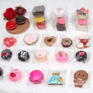 Sacs en cellophane transparents 3x3 pouces auto-adhésifs pour emballage de chocolats, oreos et macarons, lot de 100 - Product Image 5