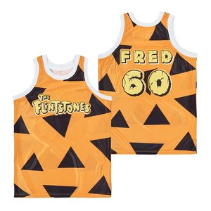 Embroidery Stitched Custom Basketball Jersey Fashion Style Mesh Polyester Printed Cartoon Monster Animals Street Sports Uniform - Product Image 2