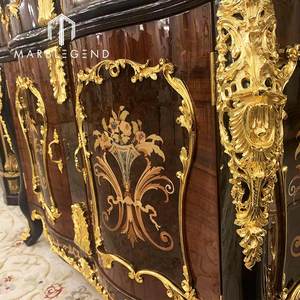 Meuble de salle à manger de luxe pour villa, vitrine à vin classique, armoire de rangement royale, vitrine à vin - Product Image 4