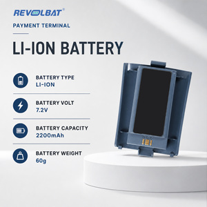 Revolbat 7.4V 2200mAh Li-ion batterijpakket Oplaadbare vervangende lithium batterijpakket voor IS497 S90 POS-betaalterminal - Product Image 2