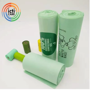 Sacchetto per rifiuti di amido di mais biodegradabile di cacca per animali domestici con stampa personalizzata Set di sacchetti per cacca di cane compostabili biodegradabili per <span class=keywords><strong>cani</strong></span> - Product Image 4