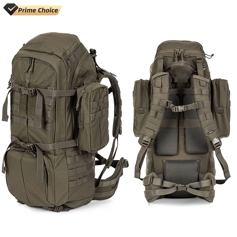 Custom 600D Nylon Water-resistant Travel Hiking Mountain Back Pack Assault Pack Rucksack Large Capacity Tactical Backpack