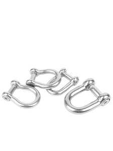 Grilletes de Acero Inoxidable Tipo <span class=keywords><strong>D</strong></span> Europeo para Herrajes de Aparejo, Nuevos de Fábrica, Venta Directa de Steeltreks Hardware Tools - Product Image 2