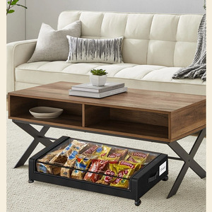 Rangement sous le lit avec roulettes, bac de rangement en tissu Oxford anti-poussière à double fermeture éclair pour vêtements, couvertures et chaussures - Product Image 6