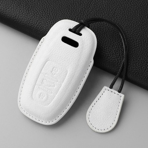 ใหม่เคสหนังกุญแจรถสำหรับ Audi A3 A4L A5 A6L A7L <span class=keywords><strong>Q3</strong></span> Q2l A8 Q4 <span class=keywords><strong>Etron</strong></span> Q5L Q7อุปกรณ์ตกแต่งรถยนต์ - Product Image 4