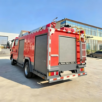 Camion-citerne diesel de sauvetage mini neuf 4x2, fabriqué à Hubei, 4000 litres, 150-250 CV, transmission manuelle, camion de lutte contre l'incendie, excellent état