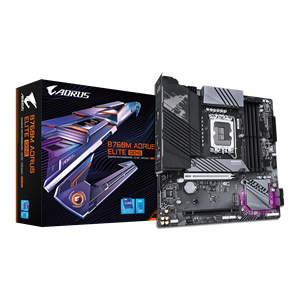 เมนบอร์ด B760M AORUS ELITE GEN5 DDR5 Intel B760 รองรับซีพียู Intel Core i3 i5 i7 i9  ซ็อกเก็ต LGA1700 สำหรับซีพียูรุ่นใหม่ - Product Image 2