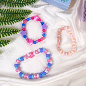 Kit de Pulsera de Cuentas de Estrella de Amor Morada Hermosa <span class=keywords><strong>y</strong></span> Linda Personalizada de la Marca WingArt - Product Image 4