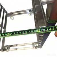 Chariot de rangement et de refroidissement en acier inoxydable 304 pour cuisine professionnelle, boulangerie et four