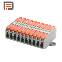 DF-2608-10 - Répartiteur de faisceau de câblage interne pour armoire, connecteur de terminaison de câble à levier démontable à 10 canaux DF-2608-10