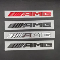 Autocollant de logo AMG en ABS 3D pour le coffre arrière de la voiture, lettres pour Mercedes A B C E G W203 W204 W205 W176 W177 W212 W213 Accessoires AMG