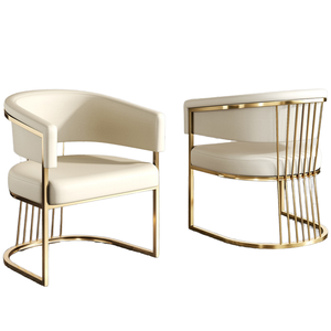Silla Moderna de Malla Metálica con Asiento Giratorio, Silla de Comedor de Lujo para Oficina, Salón de Belleza, Maquillaje y Uso Múltiple - Product Image 1