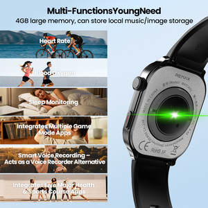 Reloj Inteligente Remax OEM AMOLED con IA, Resistente al Agua IP68, Monitor de Actividad Física Deportiva, Pantalla Táctil de 2.04'', Reloj Inteligente Personalizado para Hombre - Product Image 5