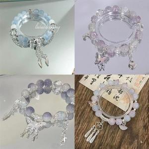 चीनी शैली की तितली प्राकृतिक पत्थर की एक ही शैली की महिलाओं की छाप हल्की लक्जरी आला उच्च अंत स्वभाव - Product Image 5