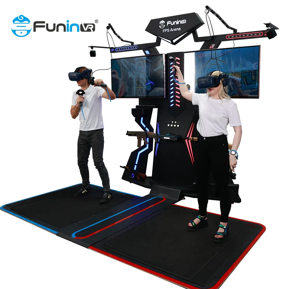 Vr Theme Park Vr Arcade Game Machine Virtual Reality System Video Games Shooting Arena Multiplayer 9d Vr Mall Game Zone