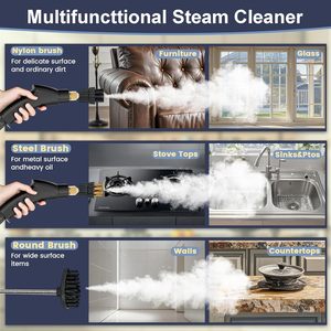 Nettoyeur Vapeur Électrique Multi-Appareils Ménagers, Stérilisateur à Haute Température, Portable, 2500W, 1200ml d'Eau - Product Image 5