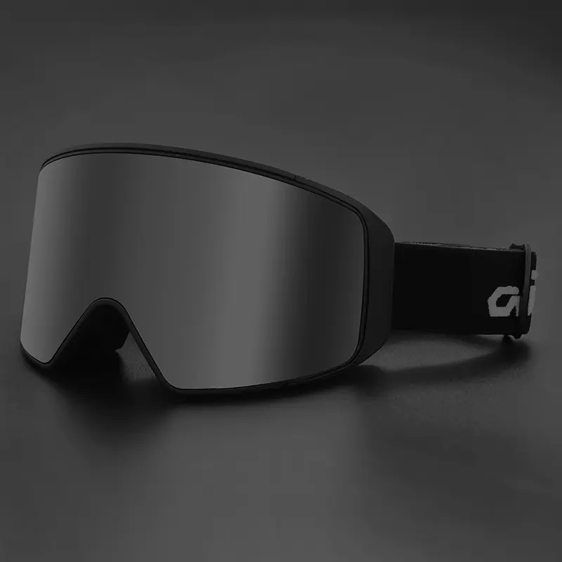 Yijia optik kayak gözlükleri OTG kadın erkek yetişkin gençlik gözlük kar gözlüğü değiştirilebilir Lens Anti sis Snowboard gözlüğü