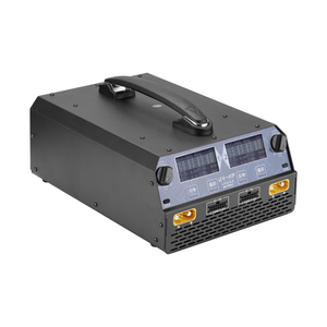 EV-PEAK U4-HP Dual Channel 2500W 25A Battery Charger for 6S-14S LiPo/LiHv Batteries 2500W Stand AC Port for <b>Drones</b> <b>Accessories</b> - Product Image 2