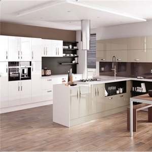 White High Gloss Lacquer <b>Kitchen</b> Cabinets Modular <b>Kitchen</b> Cabinets <b>Kitchen</b> Cabinets Complete Sets - Product Image 6