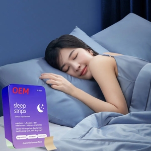 Tk danh sách nóng phổ biến xuyên biên giới chăm sóc sức khỏe cung cấp Melatonin bằng miệng vá ngủ uống hòa tan phim máy tính bảng aminobutyric axit Flash - Product Image 2