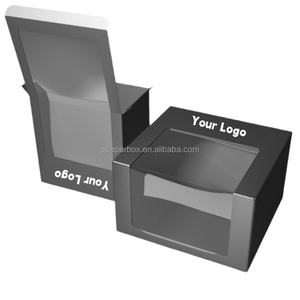 Caja de sombrero de tablero Kraft personalizada con tapa transparente al por mayor gorra de béisbol personalizada biodegradable cajas de envío - Product Image 4