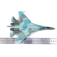 Maquette de Simulation d'Avion de Chasse Russe Su-35 en Alliage à Super Échelle