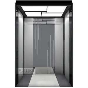 ลิฟท์อาคารสำนักงานที่มีลิฟต์ยกน้ำหนักแบบติดตั้งด้านข้าง