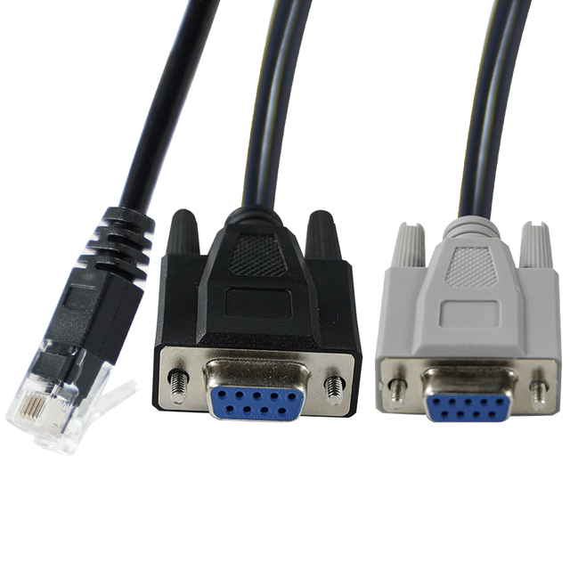 DB9 Female 9 Pin RJ45 8 Pin RJ45 Connector Cable Ethernet LAN Cable