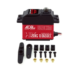 Moteur RC numérique sans noyau AGFRC B53CHM V2 26KG de couple 0,10 seconde avec engrenages métalliques pour jouets télécommandés 1/10 Voiture/Avion/Robot - Product Image 5