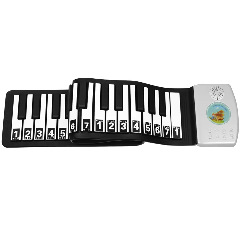 Keyboard musik Digital lipat, Keyboard musik elektronik portabel Mini, Organ elektronik, Keyboard Piano profesional untuk anak-anak