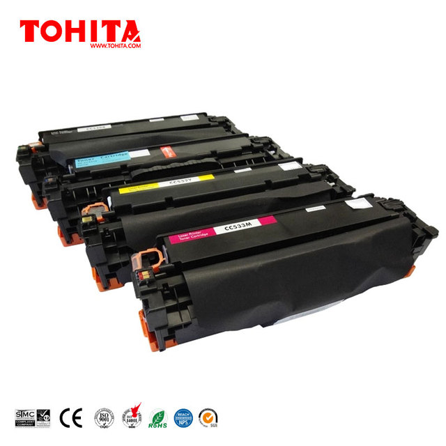 Toner Cartridge CC530 CC531 CC532 CC533 for Other Compatible Color LaserJet CP2025 CM2320MFP 2320nf MFP 2320 of TOHITA