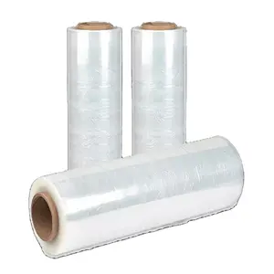 23 Micron Industrial Automatic Clear LDPE Pre Machine Stretch Film 50cm Width