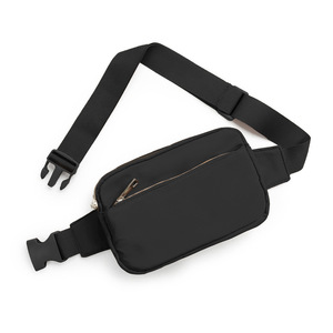 Sac banane unisexe tendance en nylon, imperméable, forme coussin, avec fermeture éclair et sangle réglable, pour activités de plein air, cyclisme et téléphone portable - Product Image 3