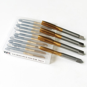 Brocas Y5K Tip Tap M5x0.8 HSS, 10 Piezas, para Roscado de Metales No Ferrosos - Product Image 1