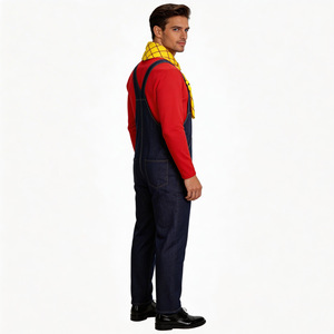 Disfraz de Toy Story Miner Pete, conjunto de overoles de granjero, disfraz de juego de rol para Halloween, talla para adultos - Product Image 3